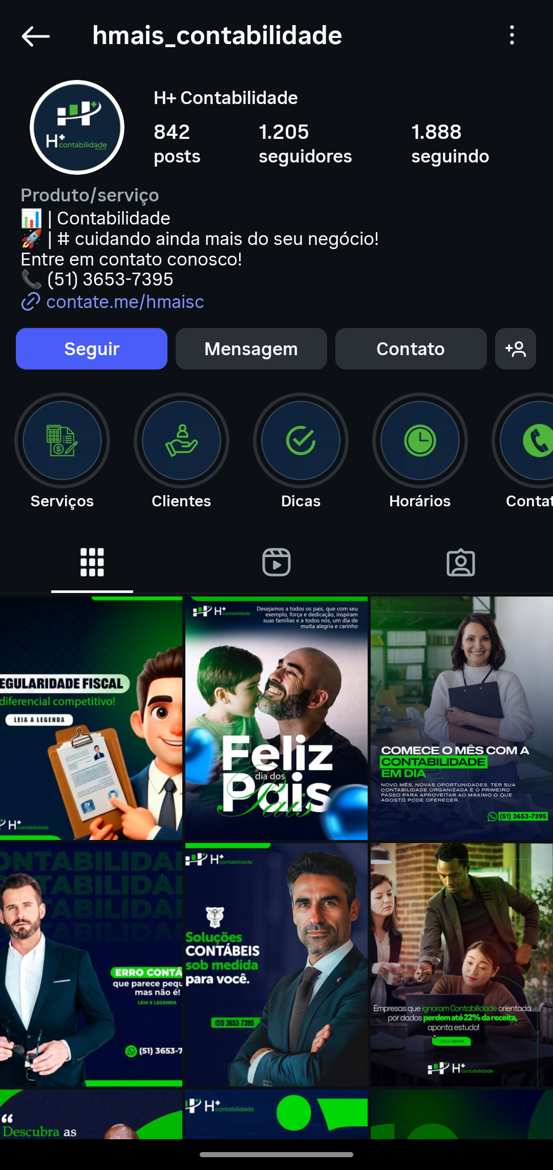 H+ Contabilidade Social Media